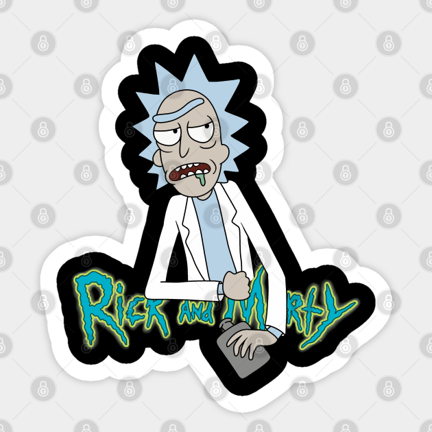 Rick Sanchez Rick Sanchez Sticker Teepublic